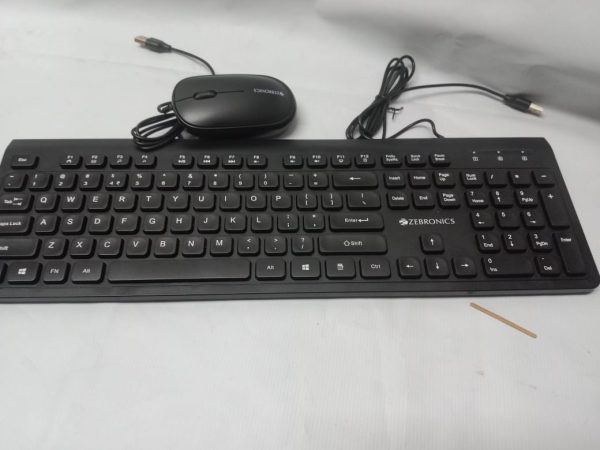 ZEBRONICS KEYBOARD & MOUSE COMBO JUDWAA 880 Plug & Play, 105 +12 Integrated Multimedia Keys, 3 Button Mouse, 1000 DPI, High Precision - Image 6